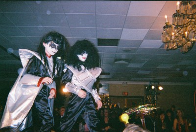 Recognize these dudes? Don't know who the kids are...cool costumes, though!