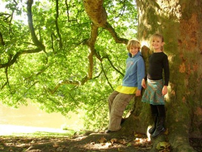 Anna (6) &amp;amp;amp; Kyle (9) in Brugge, Belgium Oct 07